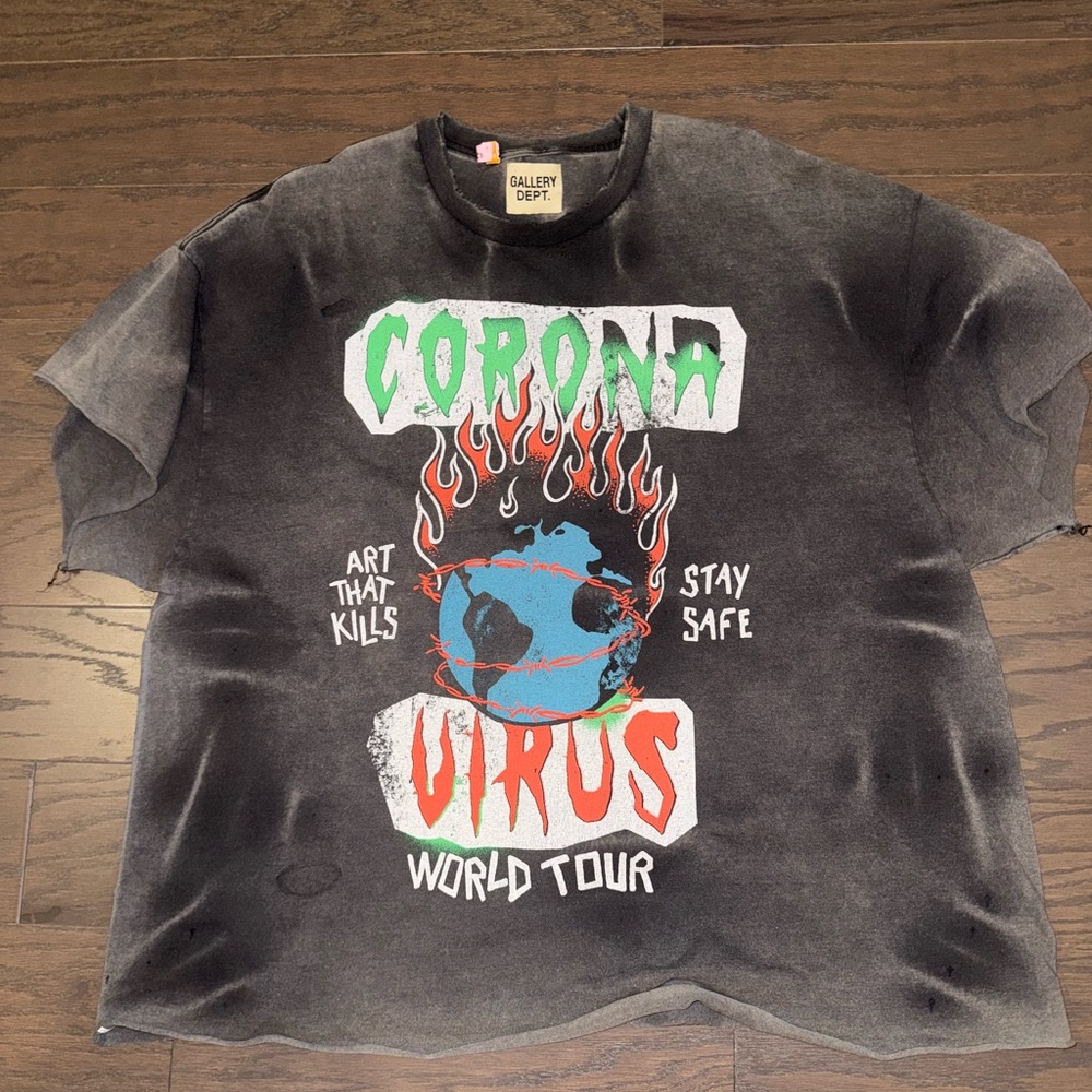 Gallery Dept Black Graphic T-Shirt